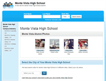 Tablet Screenshot of montevistahighschool.org